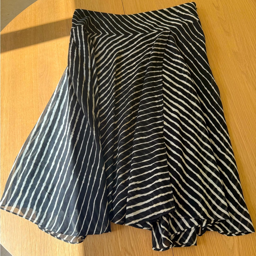 Ralph Lauren - Striped Black and White Skirt